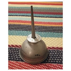 VINTAGE SEWING  MACHINE OILING CAN "EAGLE" OIL CAN - MADE IN USA